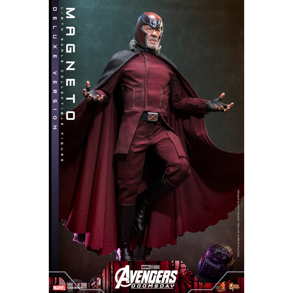 Hot Toys - Magneto Deluxe version MMS , scala 1/6 - Avengers: Doomsday