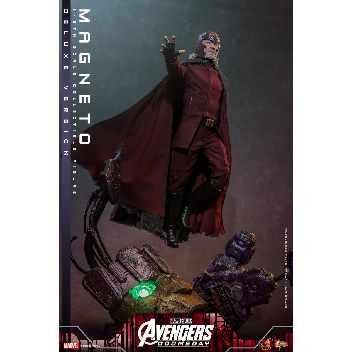 Hot Toys - Magneto Deluxe version MMS , scala 1/6 - Avengers: Doomsday