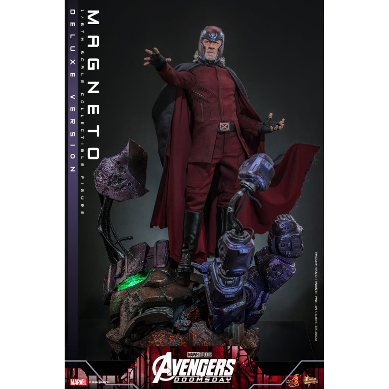 Hot Toys - Magneto Deluxe version MMS , scala 1/6 - Avengers: Doomsday