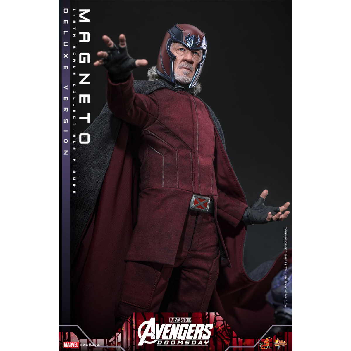 Hot Toys - Magneto Deluxe version MMS , scala 1/6 - Avengers: Doomsday