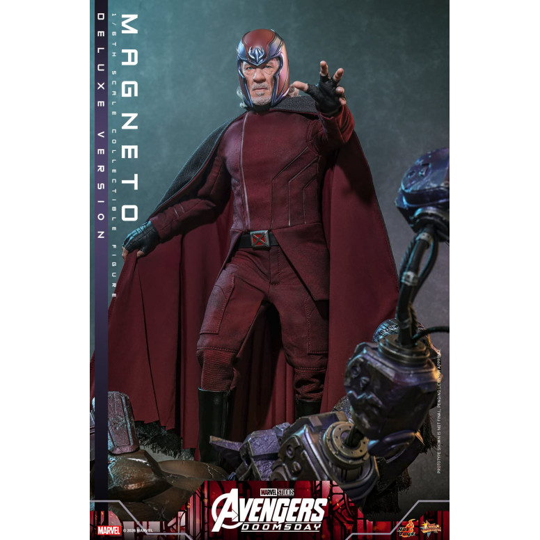 Hot Toys - Magneto Deluxe version MMS , scala 1/6 - Avengers: Doomsday