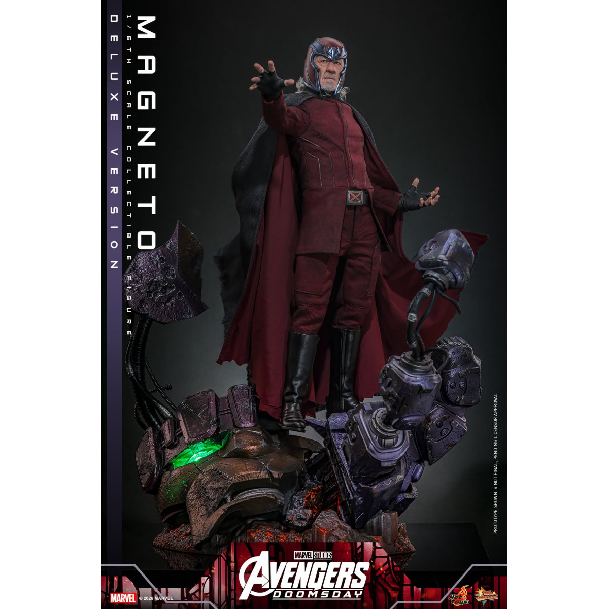 Hot Toys - Magneto Deluxe version MMS , scala 1/6 - Avengers: Doomsday