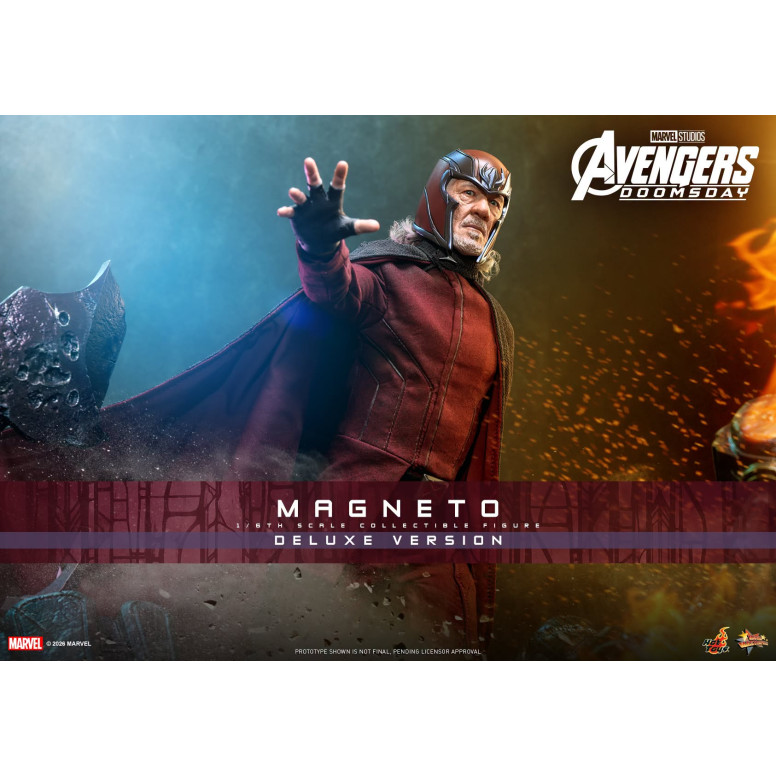 Hot Toys - Magneto Deluxe version MMS , scala 1/6 - Avengers: Doomsday