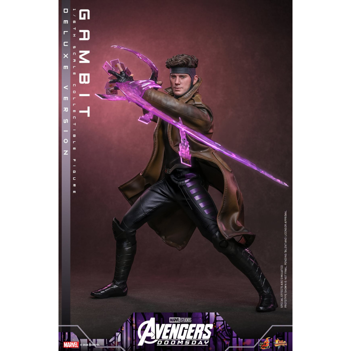 Hot Toys - Gambit Deluxe version MMS , scala 1/6 - Avengers: Doomsday