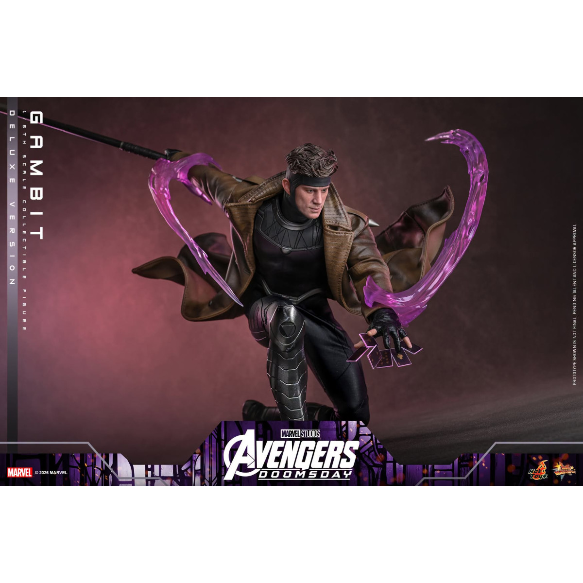Hot Toys - Gambit Deluxe version MMS , scala 1/6 - Avengers: Doomsday