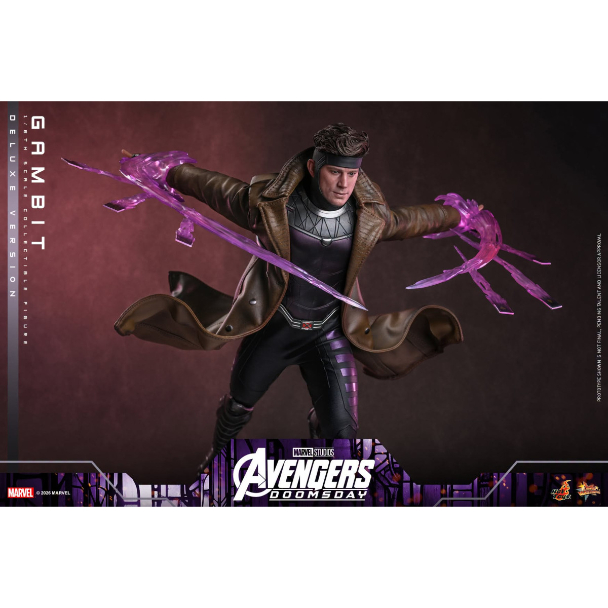 Hot Toys - Gambit Deluxe version MMS , scala 1/6 - Avengers: Doomsday