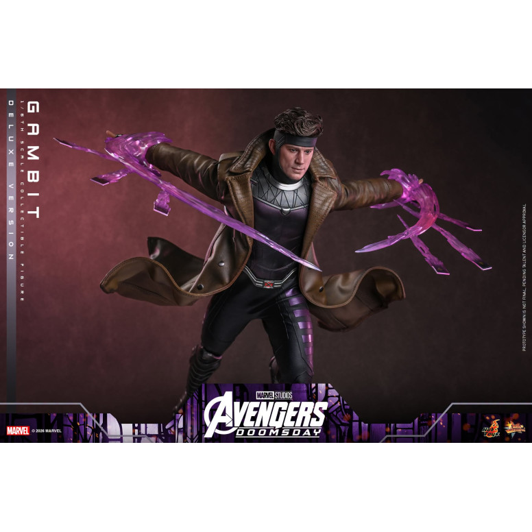 Hot Toys - Gambit Deluxe version MMS , scala 1/6 - Avengers: Doomsday