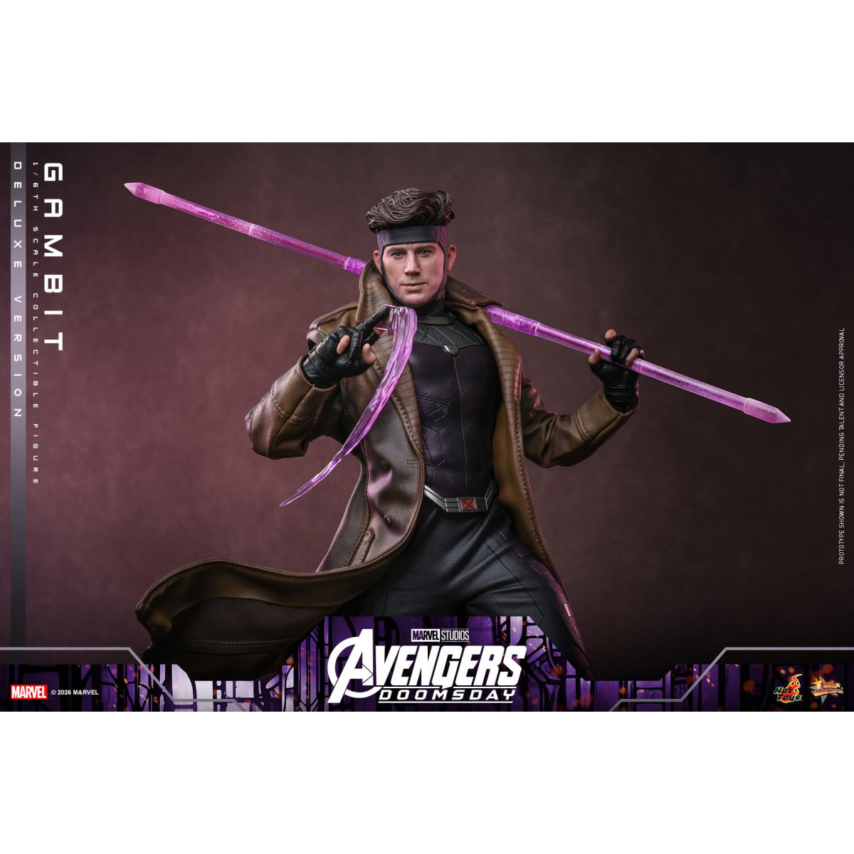 Hot Toys - Gambit Deluxe version MMS , scala 1/6 - Avengers: Doomsday
