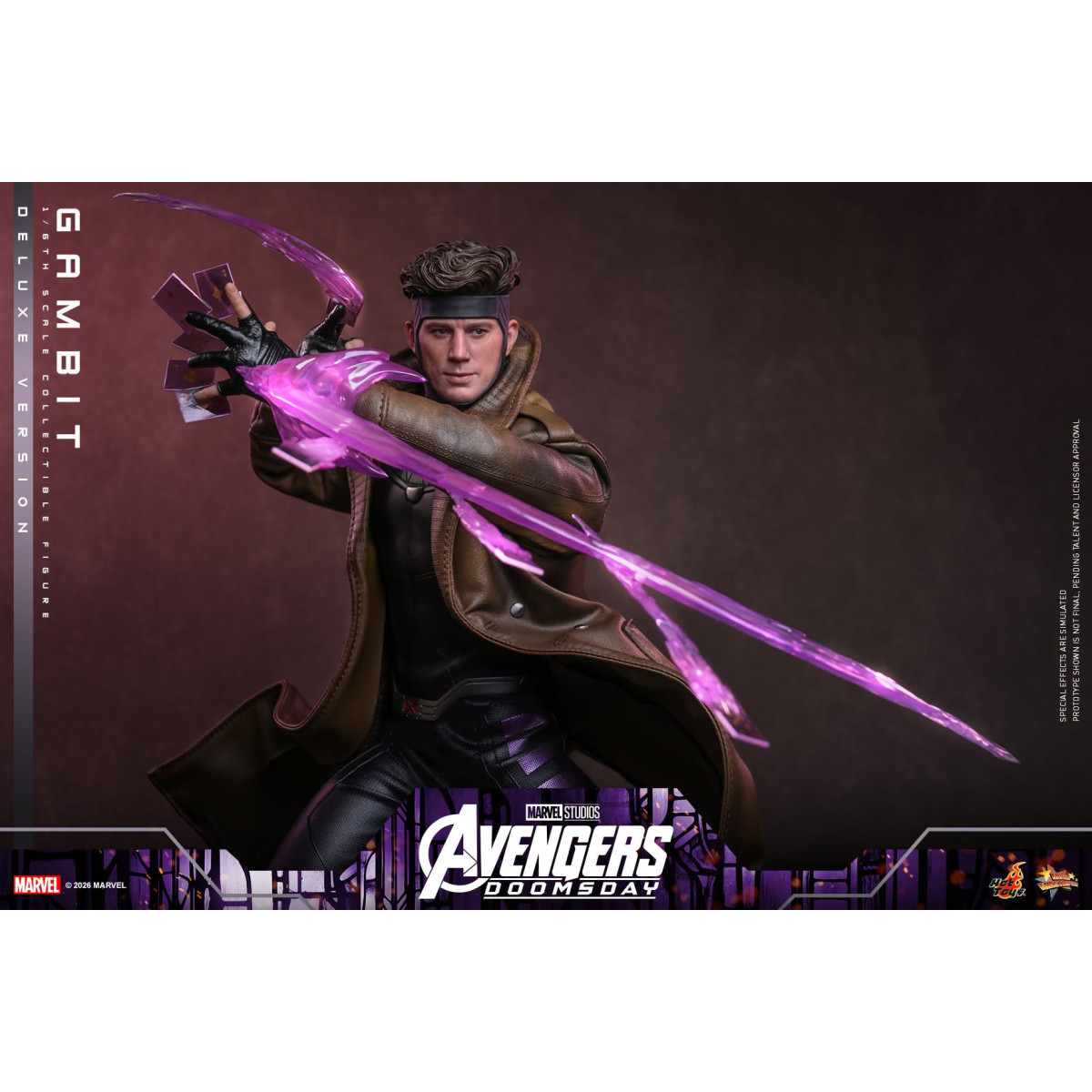 Hot Toys - Gambit Deluxe version MMS , scala 1/6 - Avengers: Doomsday