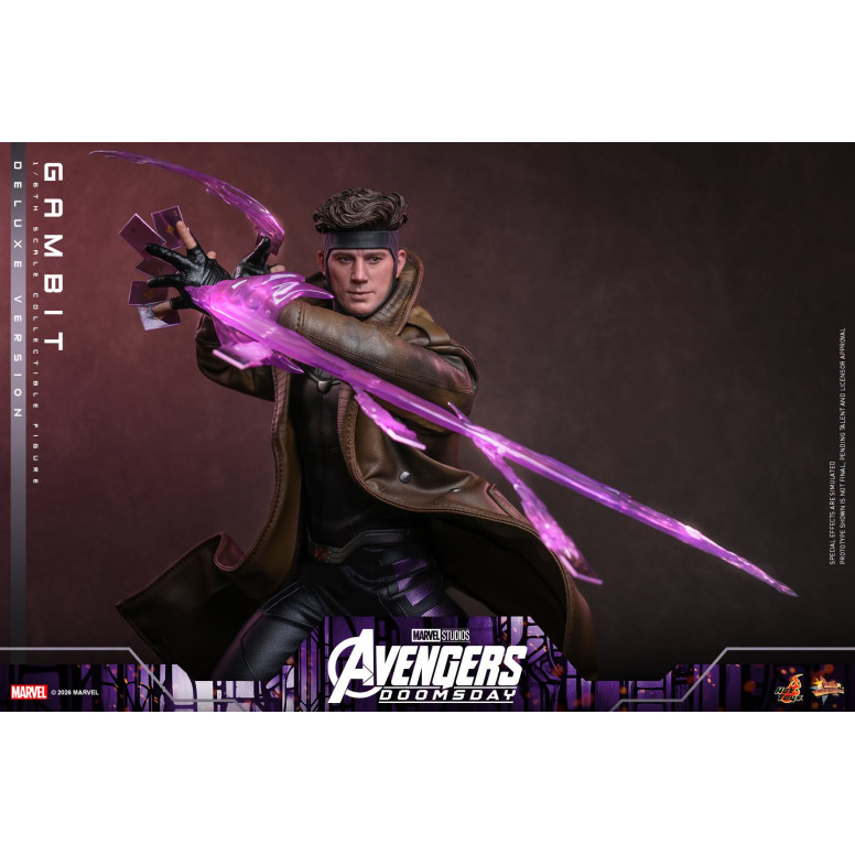 Hot Toys - Gambit Deluxe version MMS , scala 1/6 - Avengers: Doomsday