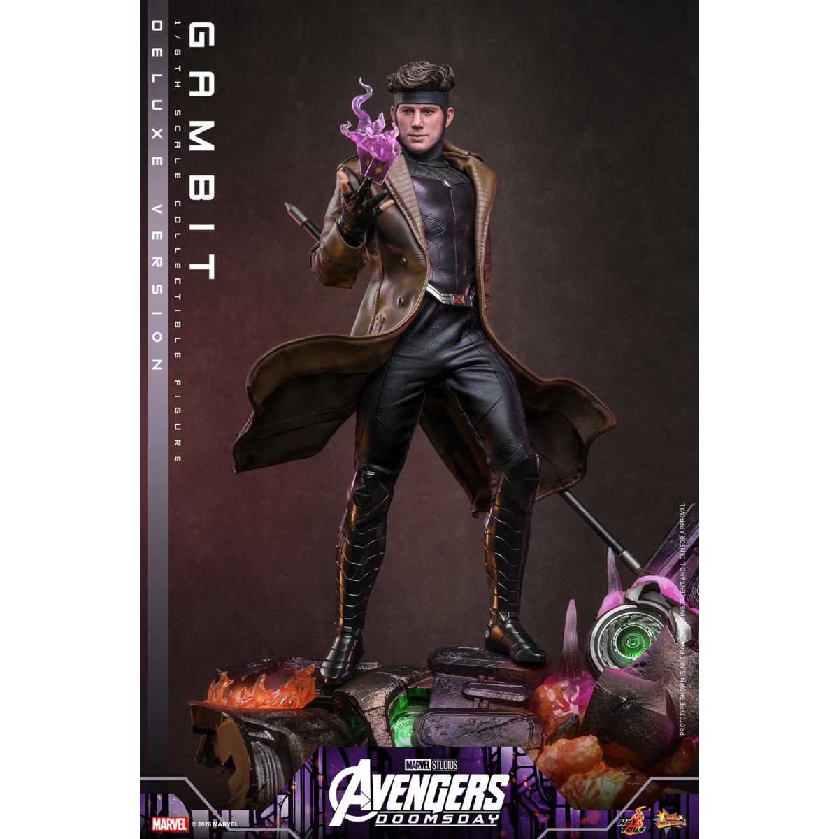 Hot Toys - Gambit Deluxe version MMS , scala 1/6 - Avengers: Doomsday