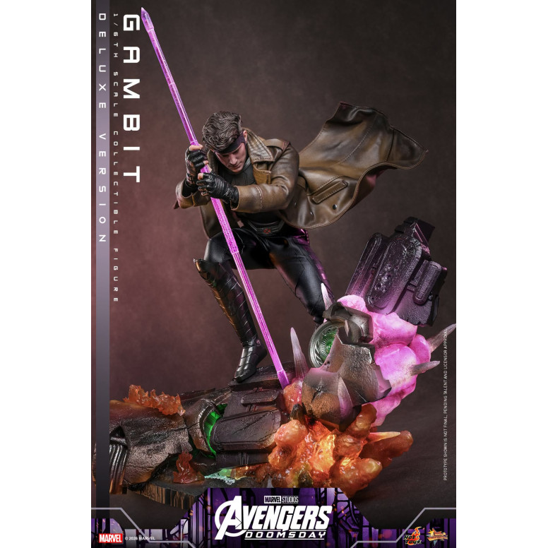 Hot Toys - Gambit Deluxe version MMS , scala 1/6 - Avengers: Doomsday