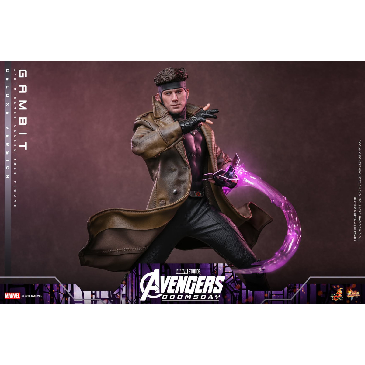 Hot Toys - Gambit Deluxe version MMS , scala 1/6 - Avengers: Doomsday