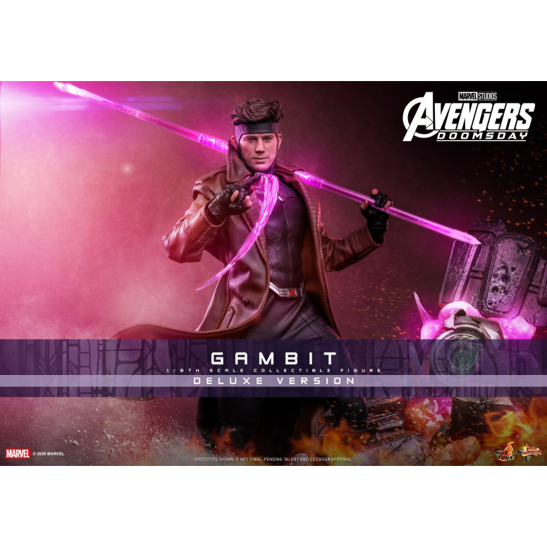 Hot Toys - Gambit Deluxe version MMS , scala 1/6 - Avengers: Doomsday