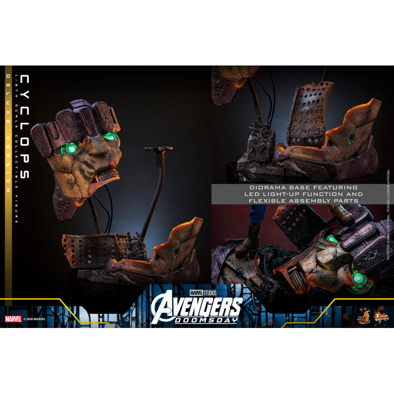 Hot Toys - Cyclops, versione Deluxe " MMS " in scala 1/6 - Avengers: Doomsday