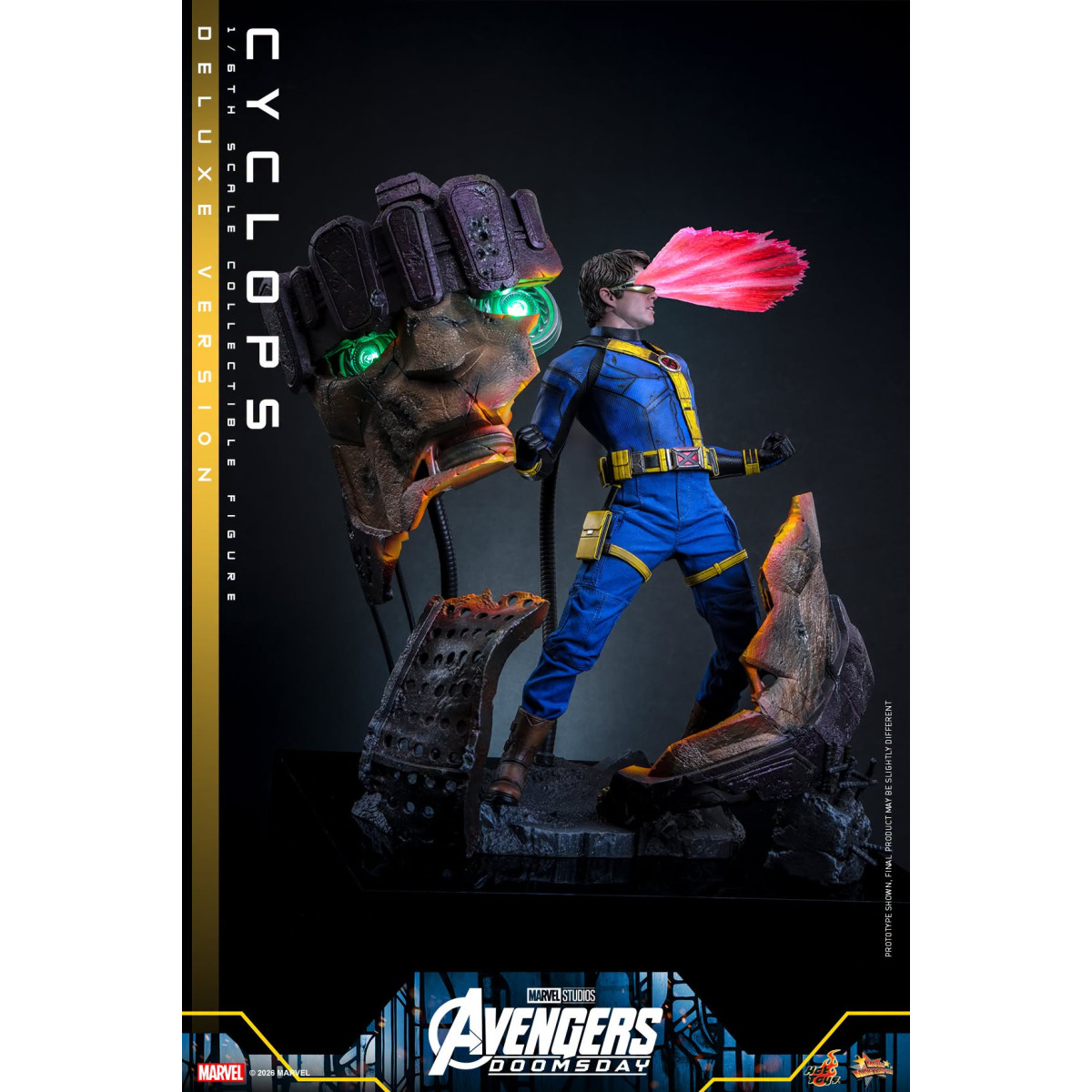 Hot Toys - Cyclops, versione Deluxe " MMS " in scala 1/6 - Avengers: Doomsday