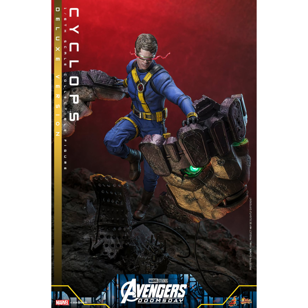 Hot Toys - Cyclops, versione Deluxe " MMS " in scala 1/6 - Avengers: Doomsday