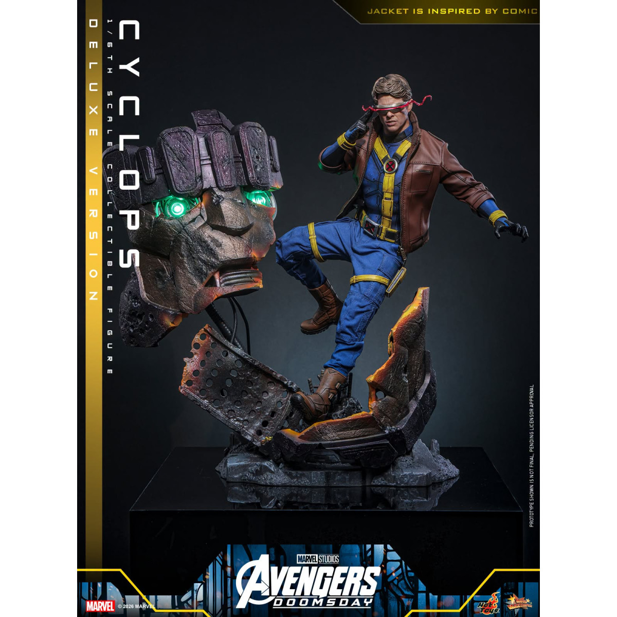 Hot Toys - Cyclops, versione Deluxe " MMS " in scala 1/6 - Avengers: Doomsday