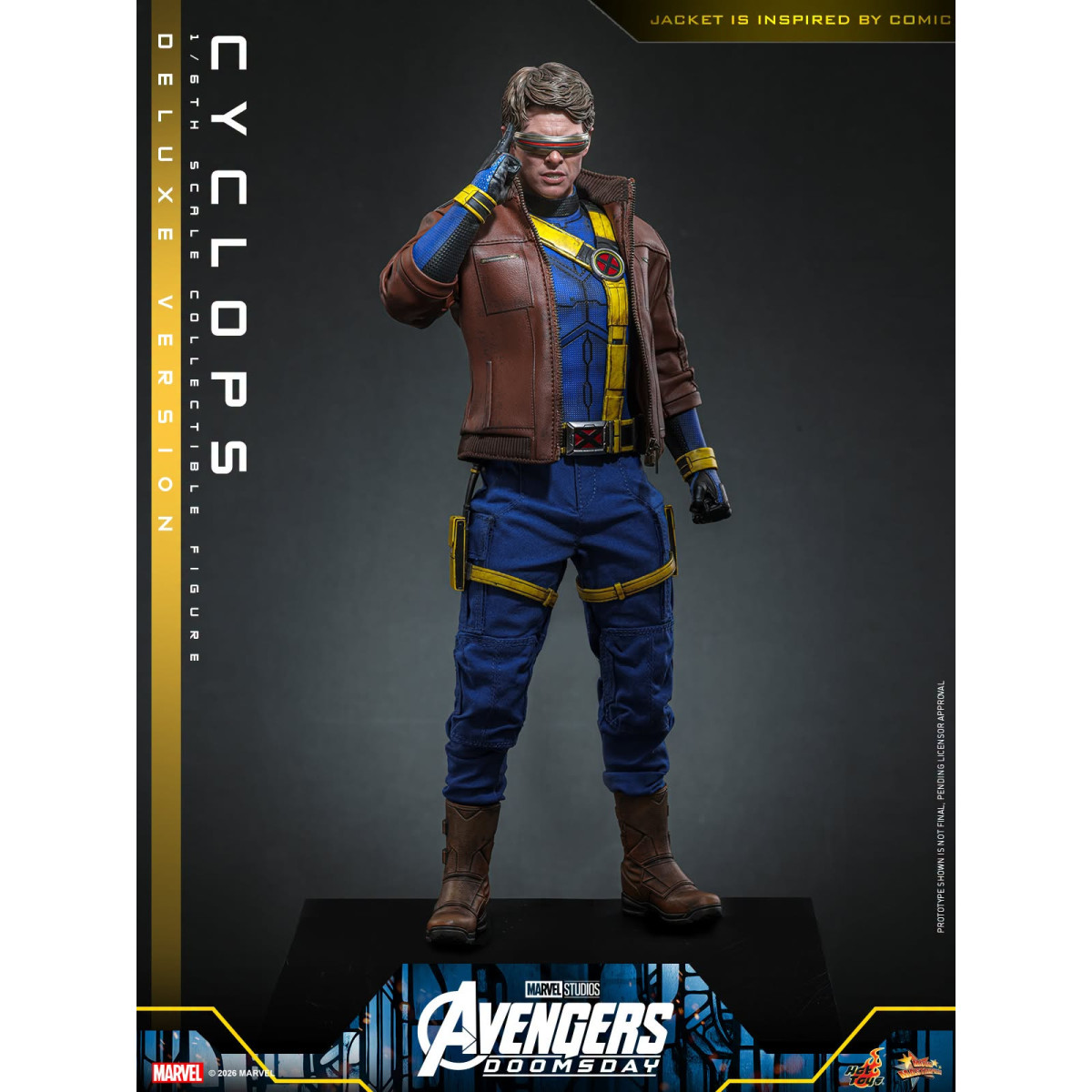 Hot Toys - Cyclops, versione Deluxe " MMS " in scala 1/6 - Avengers: Doomsday