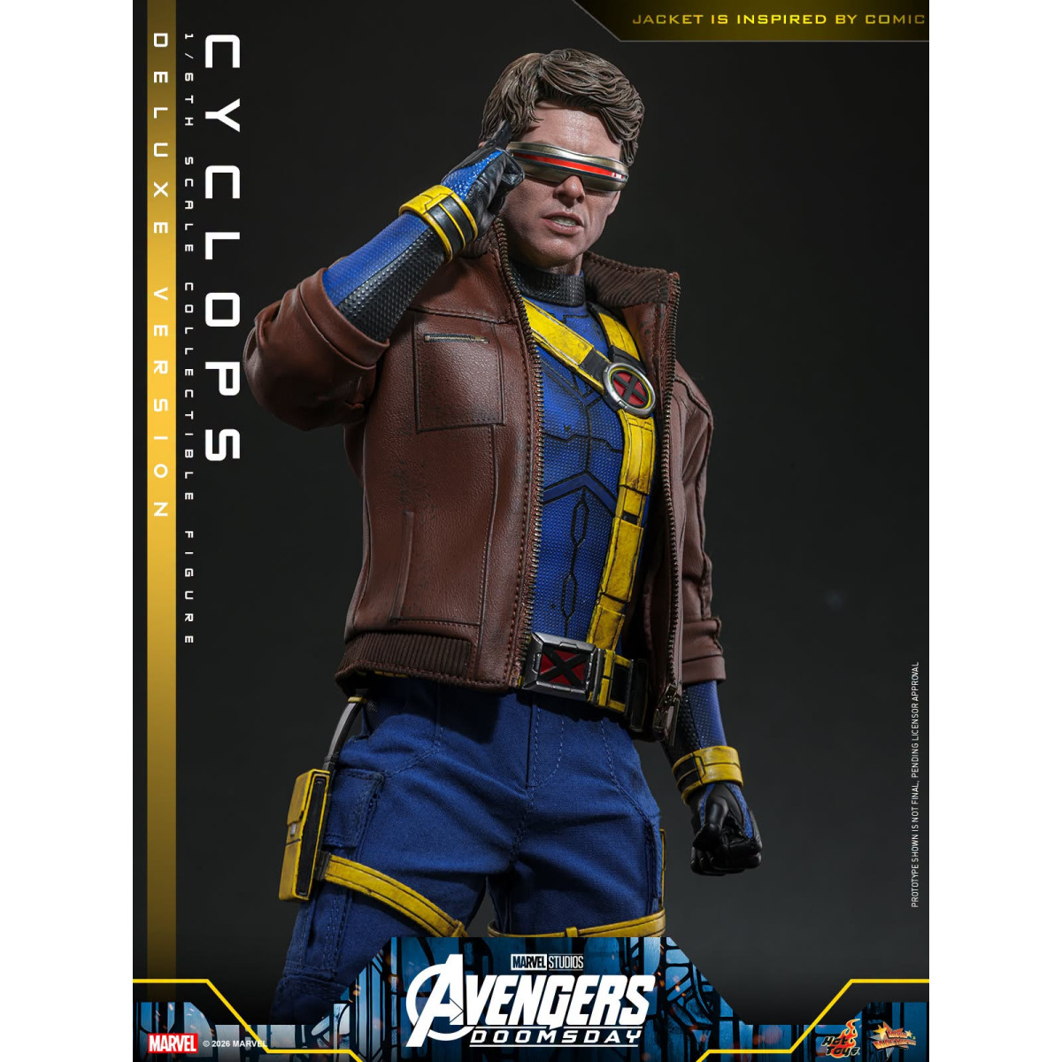 Hot Toys - Cyclops, versione Deluxe " MMS " in scala 1/6 - Avengers: Doomsday