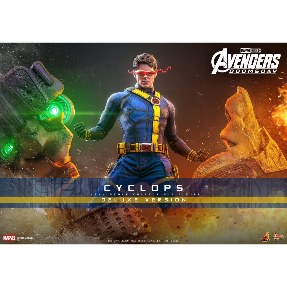 Hot Toys - Cyclops, versione Deluxe " MMS " in scala 1/6 - Avengers: Doomsday