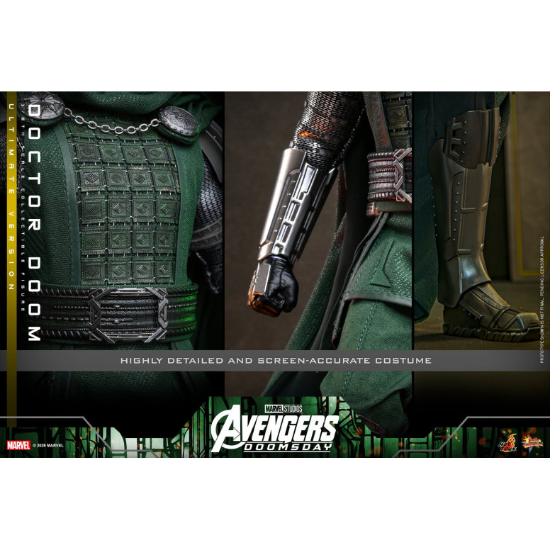 Hot Toys - Doctor Doom, versione Ultimate MMS907 in scala 1/6 - Avengers: Doomsday
