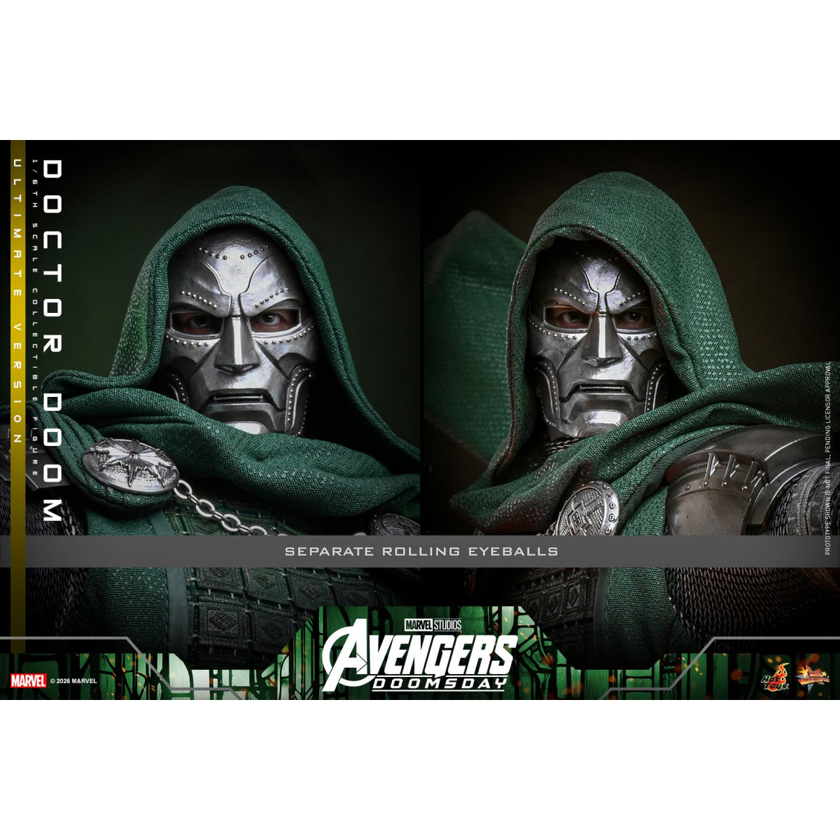 Hot Toys - Doctor Doom, versione Ultimate MMS907 in scala 1/6 - Avengers: Doomsday