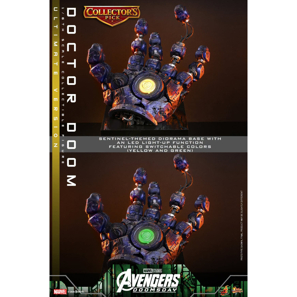 Hot Toys - Doctor Doom, versione Ultimate MMS907 in scala 1/6 - Avengers: Doomsday