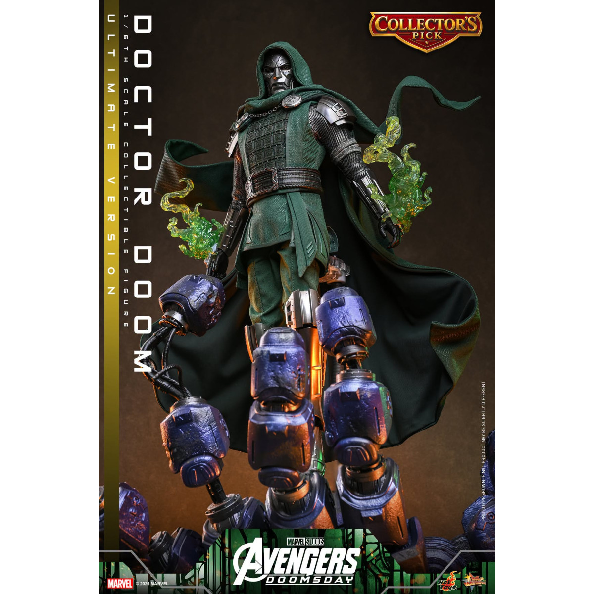 Hot Toys - Doctor Doom, versione Ultimate MMS907 in scala 1/6 - Avengers: Doomsday