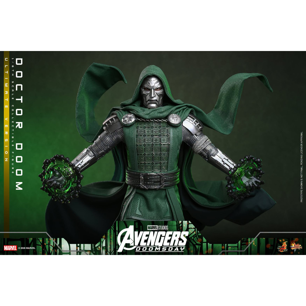 Hot Toys - Doctor Doom, versione Ultimate MMS907 in scala 1/6 - Avengers: Doomsday