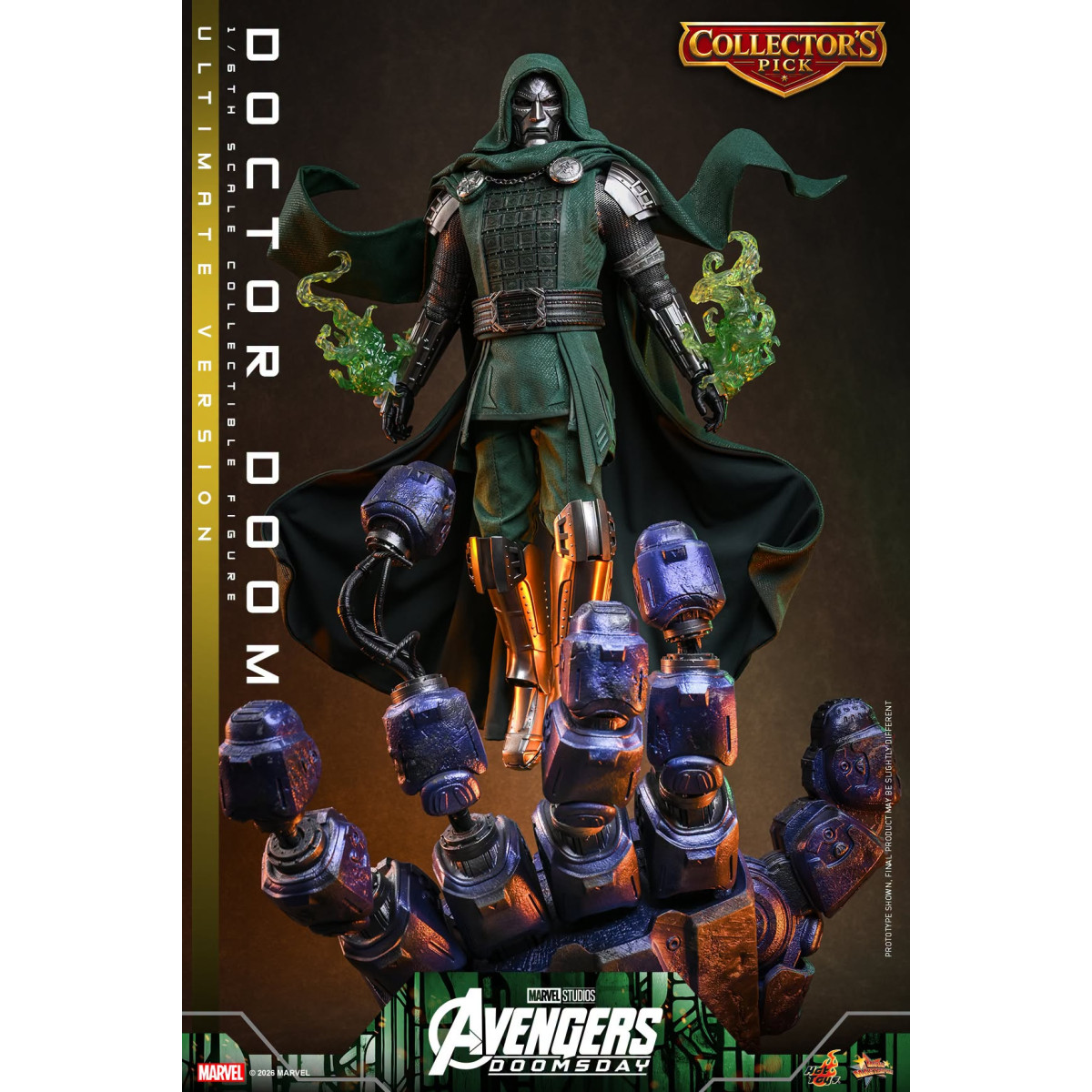 Hot Toys - Doctor Doom, versione Ultimate MMS907 in scala 1/6 - Avengers: Doomsday
