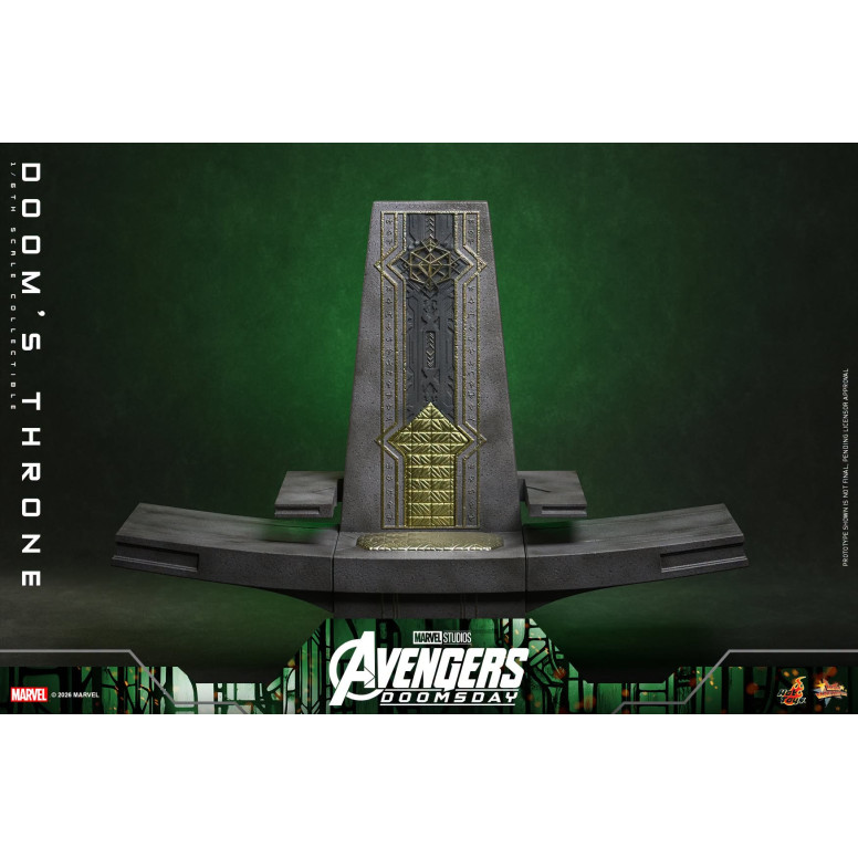 Hot Toys - Il trono di " Doom" MMS, in scala 1/6 - Avengers: Doomsday