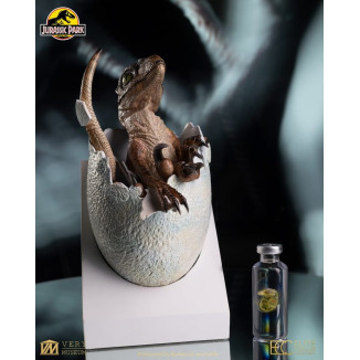 Toynami ECC Elite Creature Collectibles - Uovo di Velociraptor in fase di schiusa 1/1 - Jurassic Park