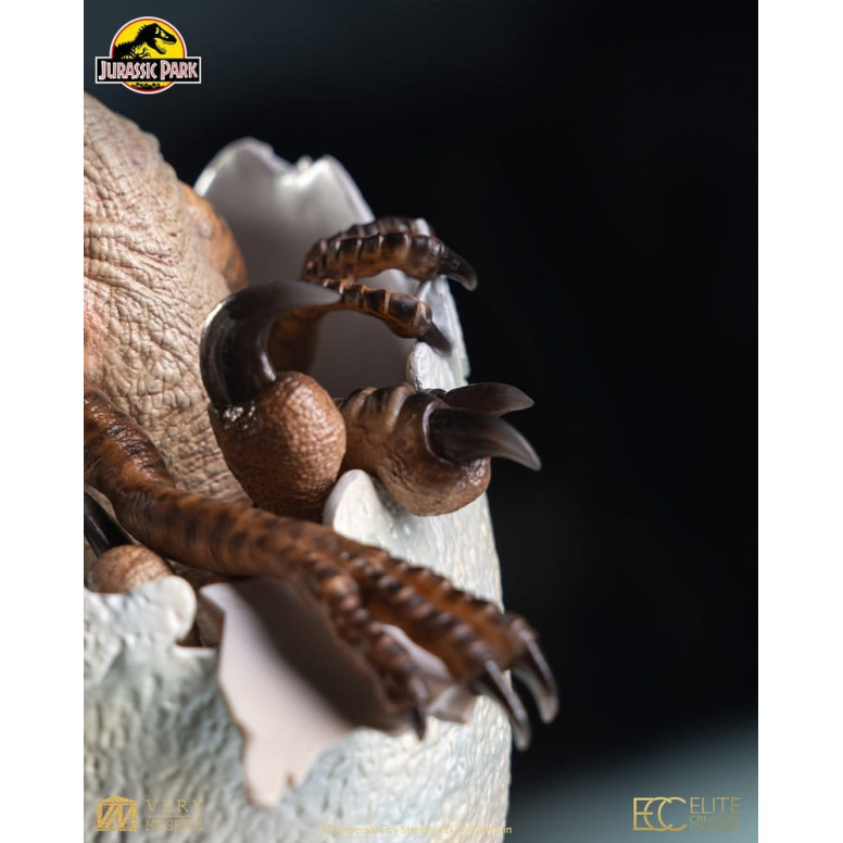 Toynami ECC Elite Creature Collectibles - Uovo di Velociraptor in fase di schiusa 1/1 - Jurassic Park