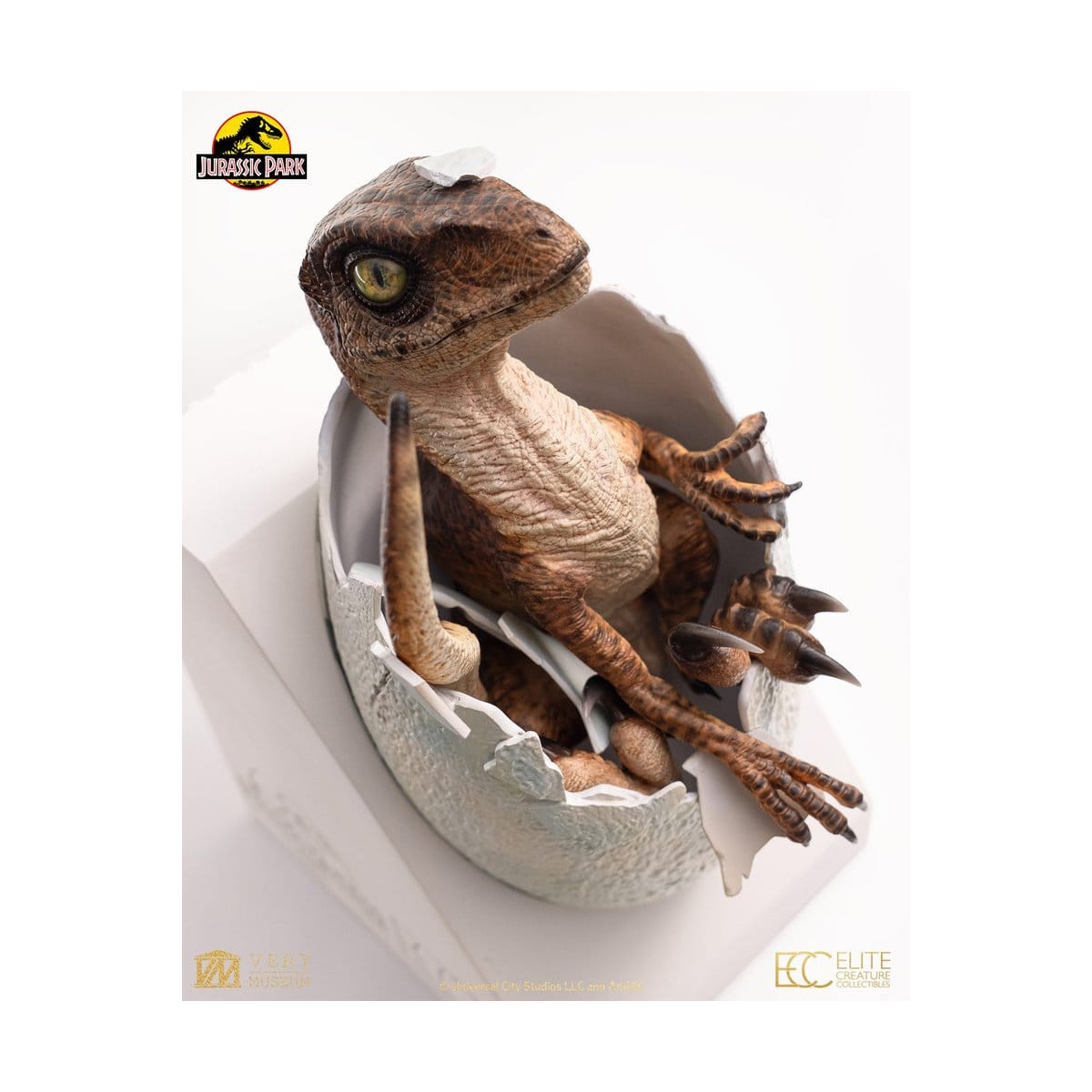 Toynami ECC Elite Creature Collectibles - Uovo di Velociraptor in fase di schiusa 1/1 - Jurassic Park
