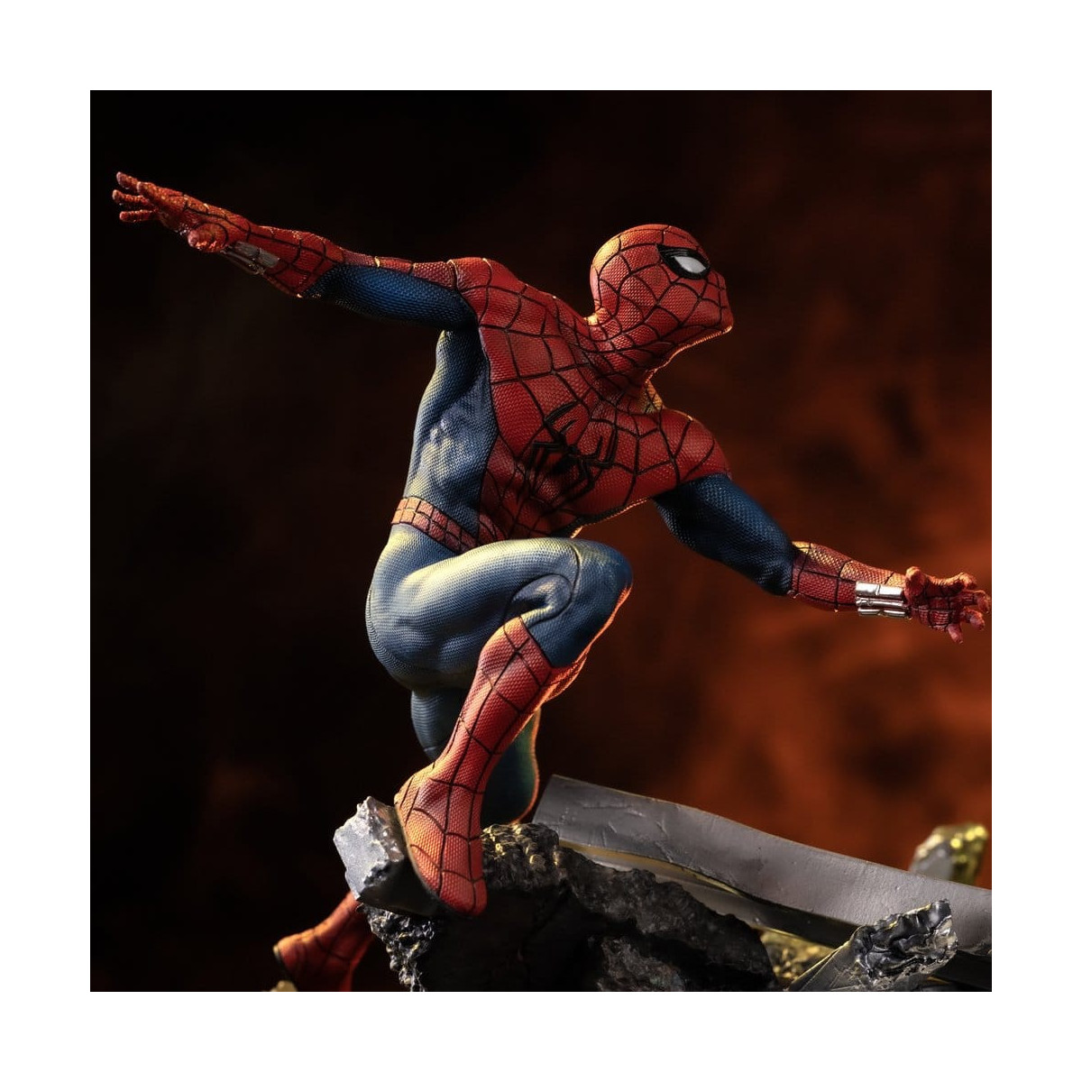 Iron Studios Marvel - Spider-Man contro Hulk e - Spider-Man "Brand New Day" Art, scala 1/10
