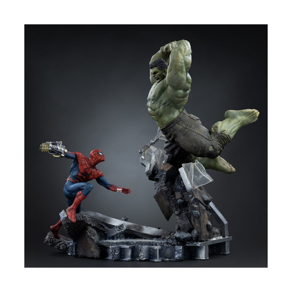 Iron Studios Marvel - Spider-Man contro Hulk e - Spider-Man "Brand New Day" Art, scala 1/10