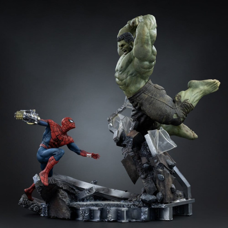 Iron Studios Marvel - Spider-Man contro Hulk e - Spider-Man "Brand New Day" Art, scala 1/10