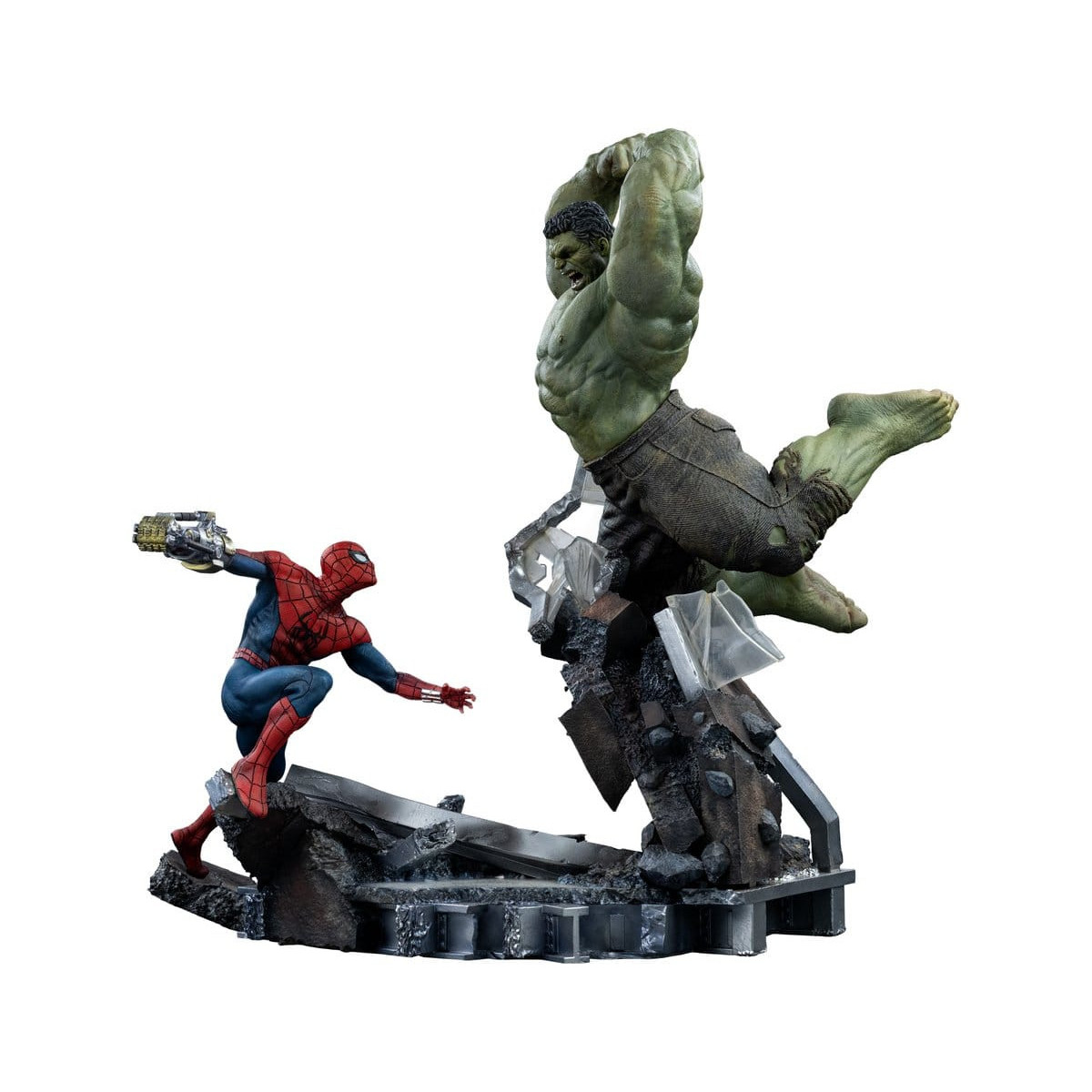 Iron Studios Marvel - Spider-Man contro Hulk e - Spider-Man "Brand New Day" Art, scala 1/10