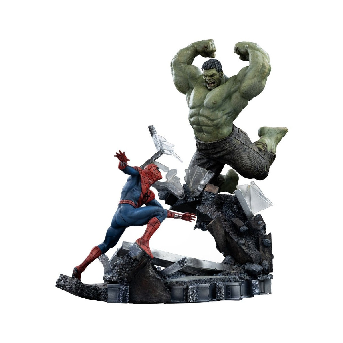 Iron Studios Marvel - Spider-Man contro Hulk e - Spider-Man "Brand New Day" Art, scala 1/10