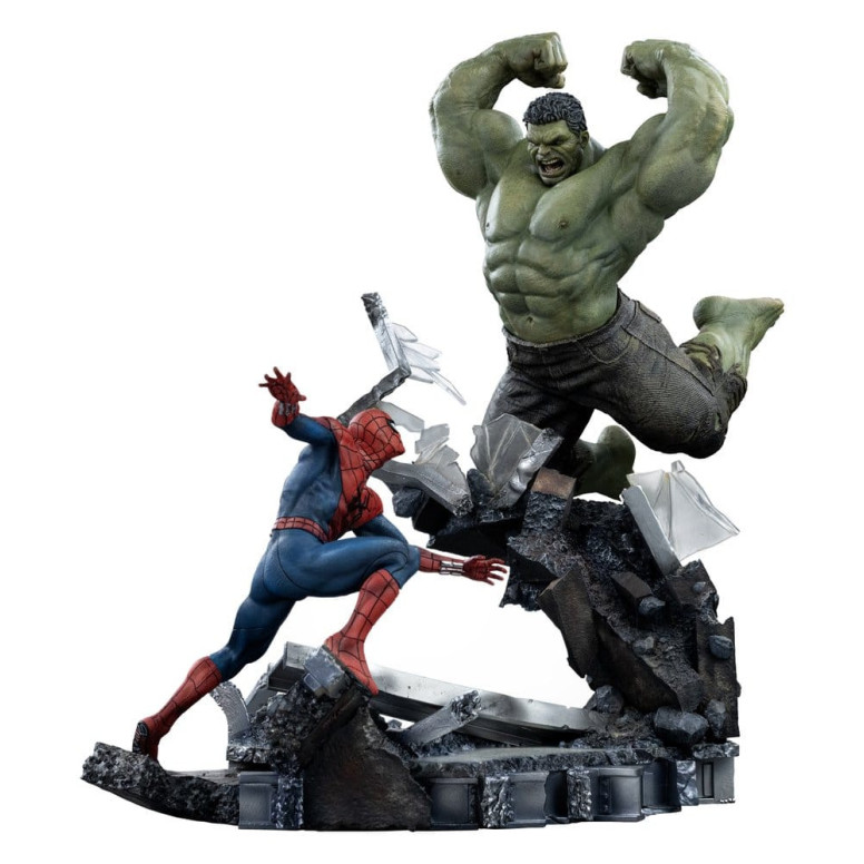Iron Studios Marvel - Spider-Man contro Hulk e - Spider-Man "Brand New Day" Art, scala 1/10