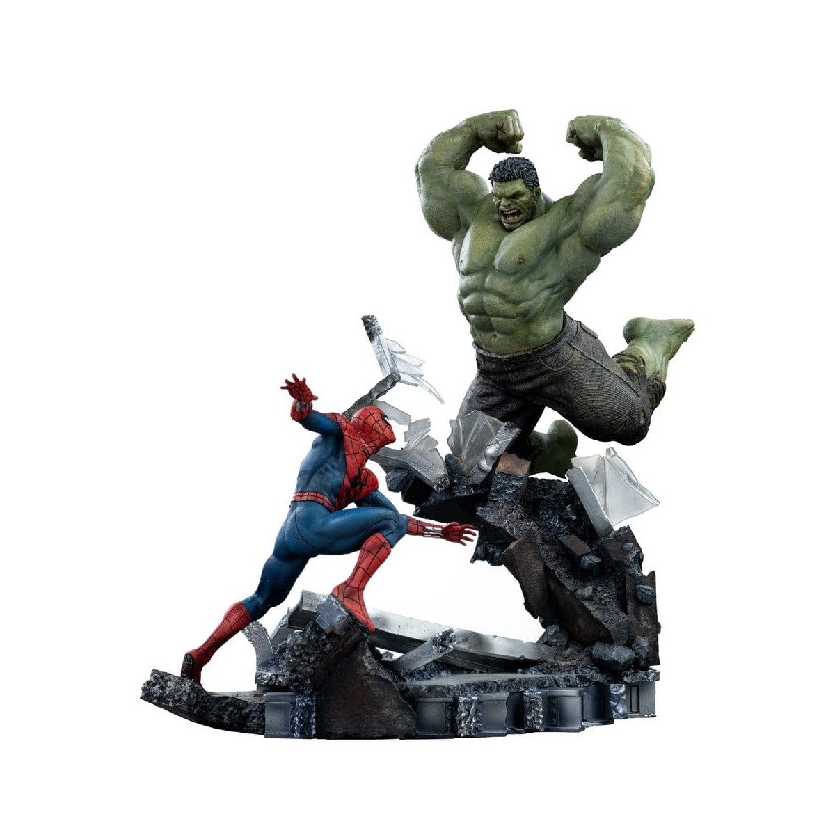 Iron Studios Marvel - Spider-Man contro Hulk e - Spider-Man "Brand New Day" Art, scala 1/10