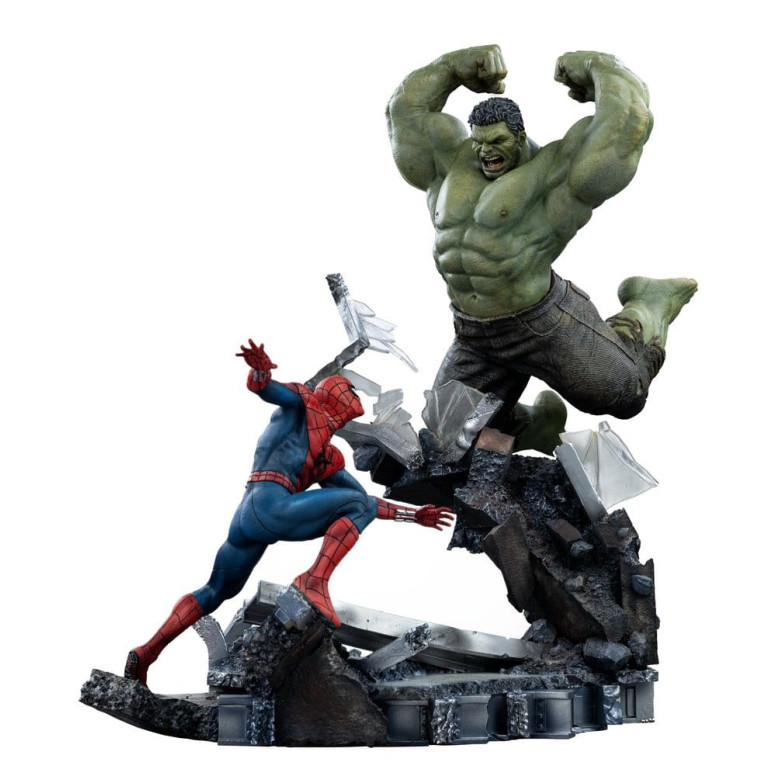 Iron Studios Marvel - Spider-Man contro Hulk e - Spider-Man "Brand New Day" Art, scala 1/10