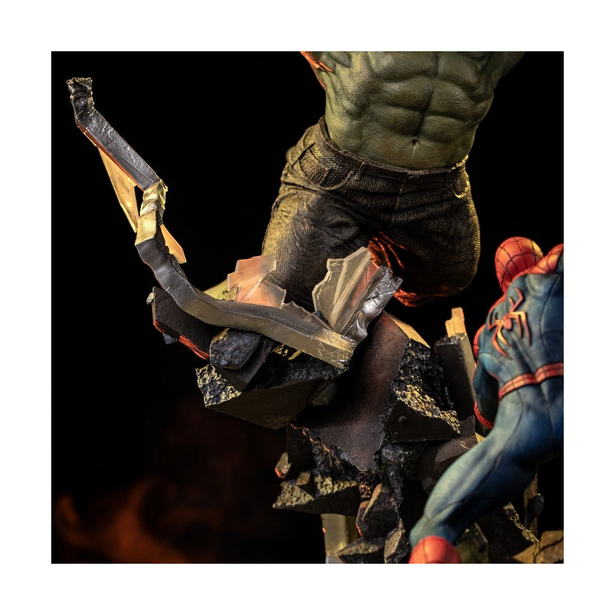 Iron Studios Marvel - Spider-Man contro Hulk e - Spider-Man "Brand New Day" Art, scala 1/10