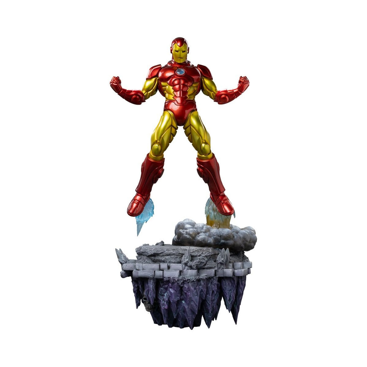 Iron Studios Marvel - Iron Man Deluxe Art Scala 1/10 - Diorama del Guanto dell'Infinito