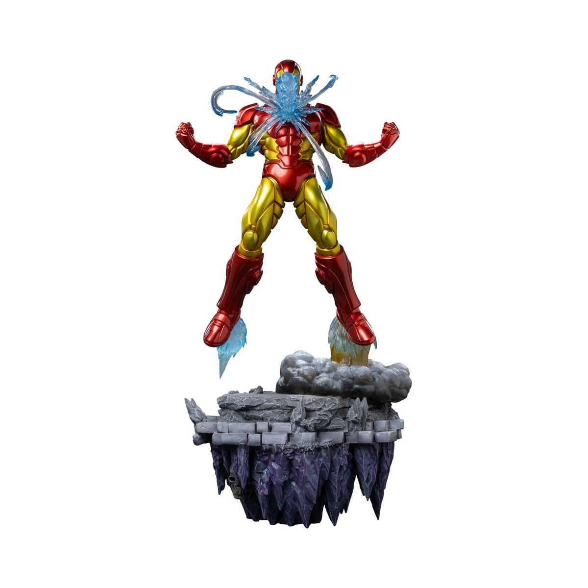 Iron Studios Marvel - Iron Man Deluxe Art Scala 1/10 - Diorama del Guanto dell'Infinito