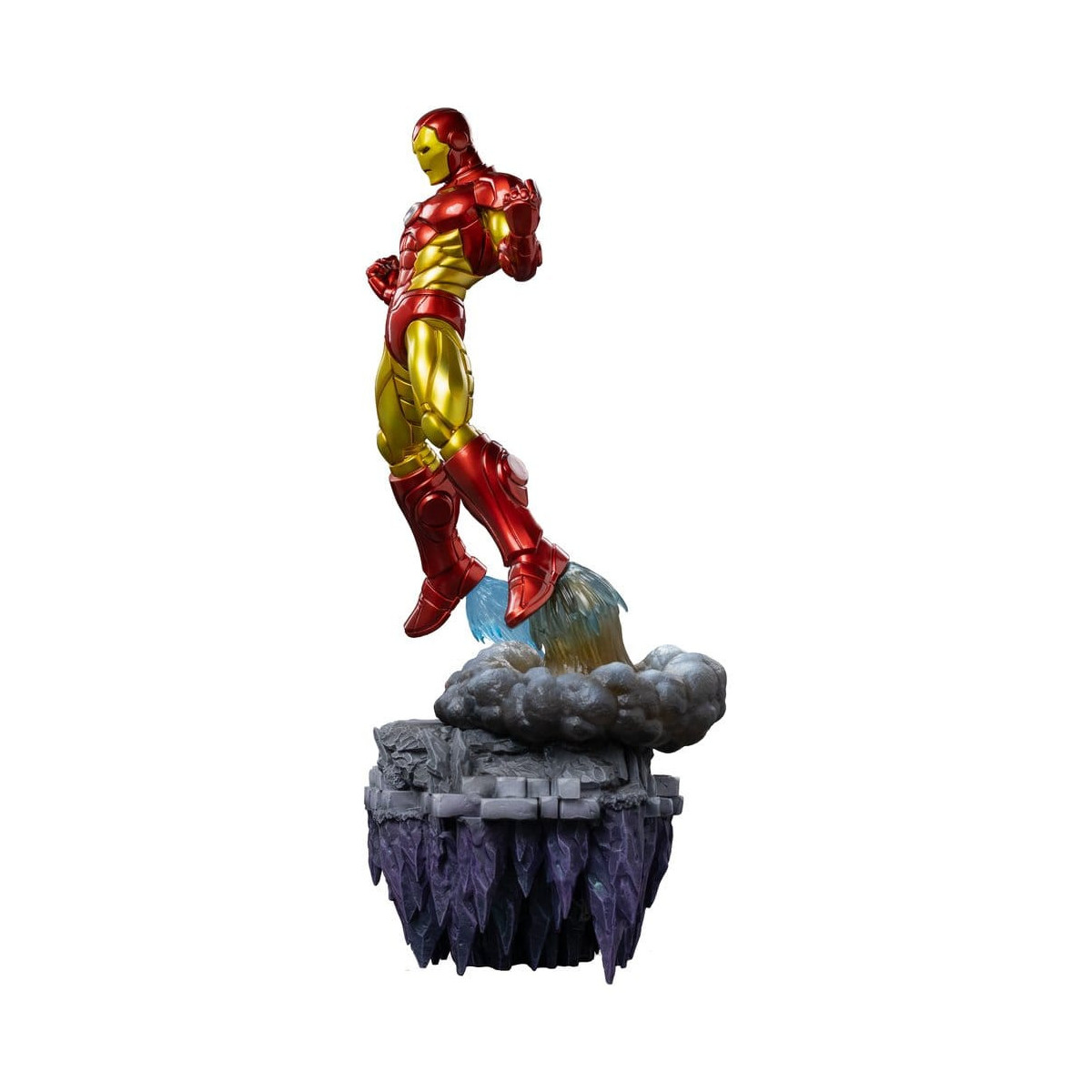Iron Studios Marvel - Iron Man Deluxe Art Scala 1/10 - Diorama del Guanto dell'Infinito