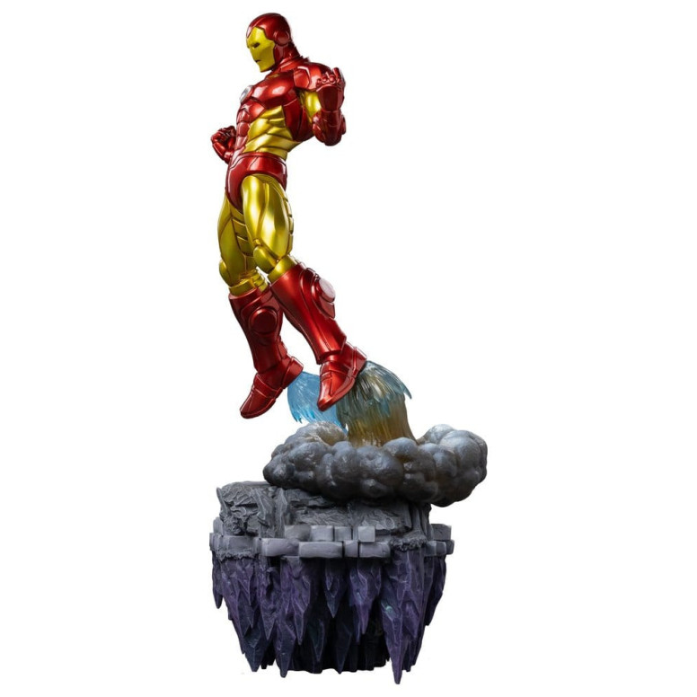 Iron Studios Marvel - Iron Man Deluxe Art Scala 1/10 - Diorama del Guanto dell'Infinito