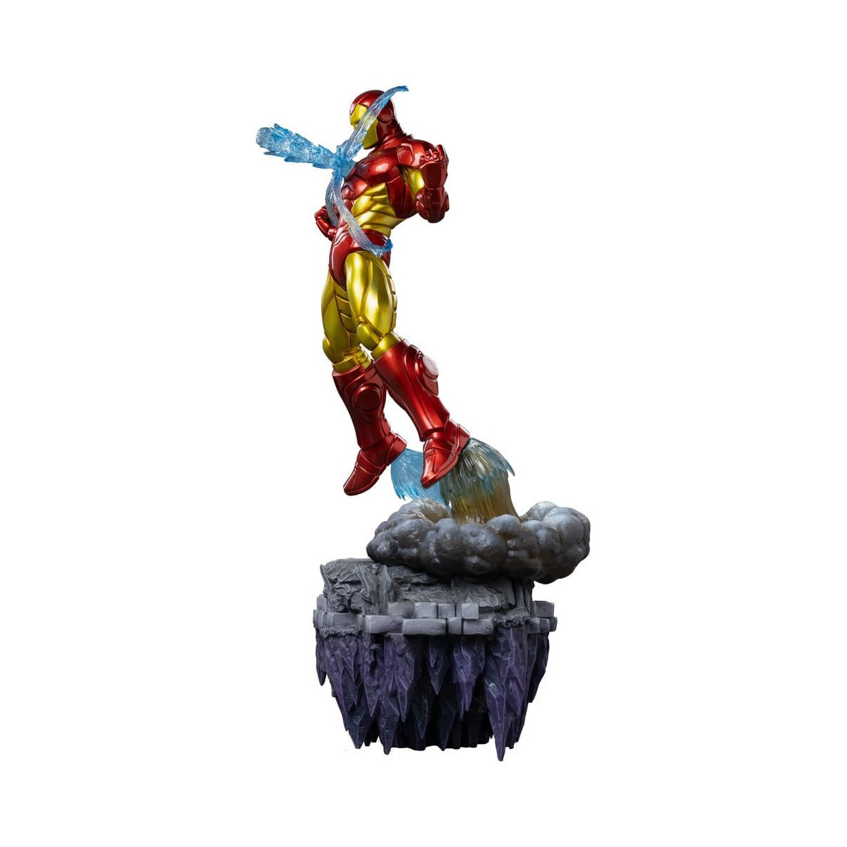 Iron Studios Marvel - Iron Man Deluxe Art Scala 1/10 - Diorama del Guanto dell'Infinito