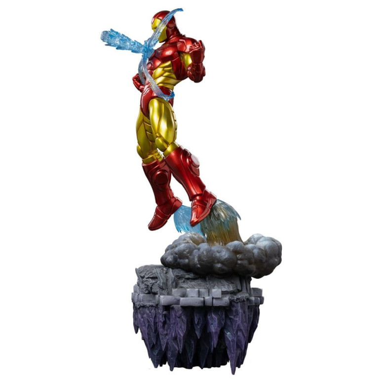 Iron Studios Marvel - Iron Man Deluxe Art Scala 1/10 - Diorama del Guanto dell'Infinito